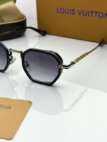 Louis Vuitton 2738 Golden Black Shaded sunglasses