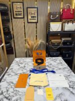 Louis Vuitton Black Leather Belt with LV Buckle