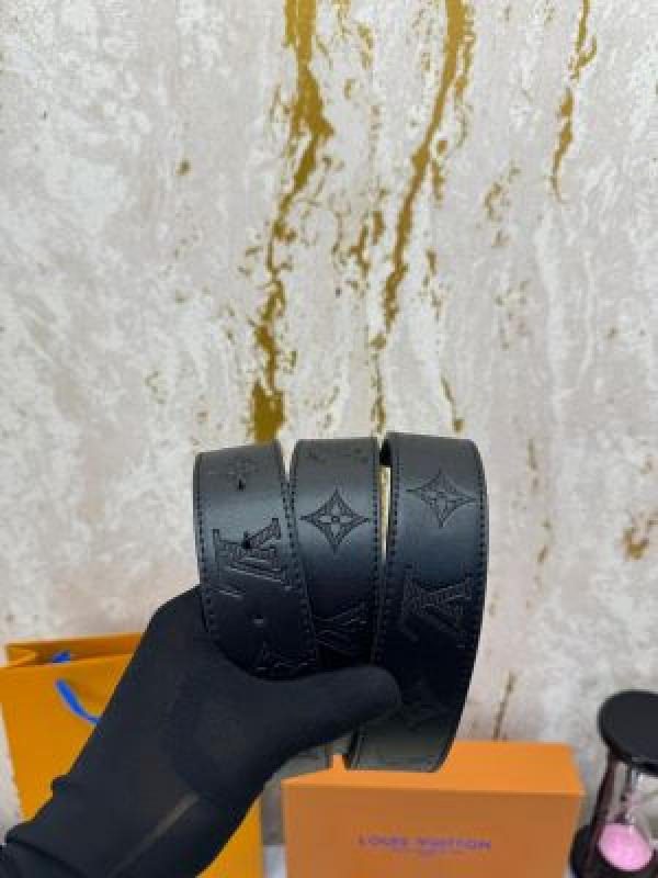 Louis Vuitton Monogram Logo Belt Combo with Box