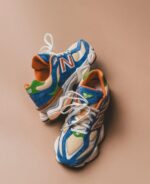 New Balance 9060 Blue Beige premium streetwear sneakers