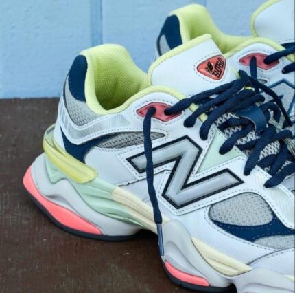 New Balance 9060 Ice Blue Vintage Indigo mesh lifestyle shoes