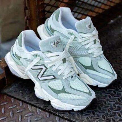 New Balance 9060 Olivine premium streetwear sneakers