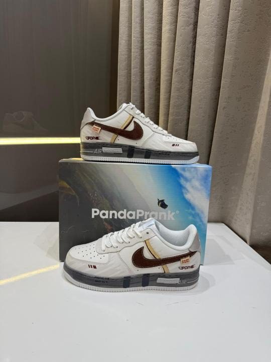 Nike Air Force 1 Panda Prank custom sneakers