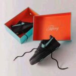 Nike Air Force 1 Tiffany black designer lifestyle shoe
