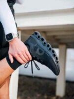 On Running Cloudmonster All Black shock absorbing sneaker