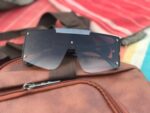 Lightweight black eyewear for travel and streetwear