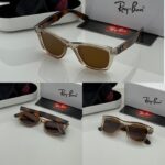Ray-Ban 0502 Peach Tiger Brown sunglasses