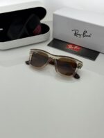 Stylish Ray-Ban 0502 frame close up