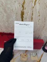 Luxury Salvatore Ferragamo Black Belt Image