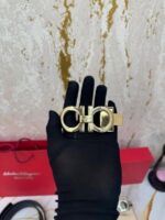 Salvatore Ferragamo Premium Belt Combo F03 Black with Box and Dustbag - Image 10