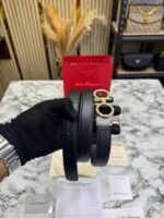 Leather Salvatore Ferragamo Belt with Packaging