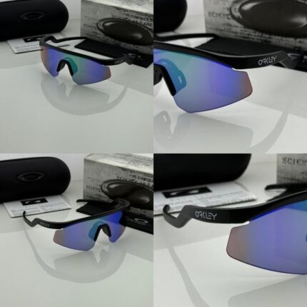 Green frame sunglasses with mercury coating