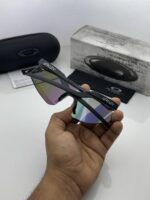 Mercury lens sunglasses green frame close up