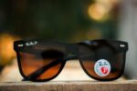 Black plano lens full-frame sunglasses
