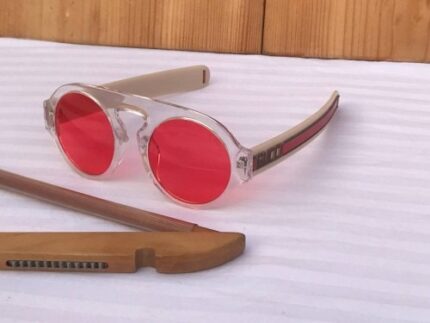 Stylish black full-frame outdoor sunglasses