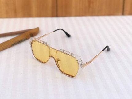 Classic round lens fashion sunglasses with UV protection