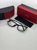 Modern zero power black eyeglasses photo
