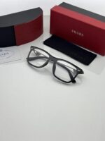 Trendy black eyewear accessory front view
