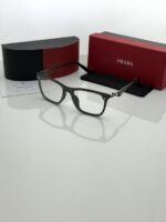 Durable black Plano spectacles for men