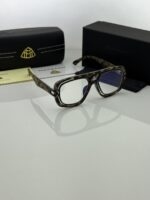 Rugged military green spectacles front view