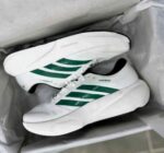 Cushioned midsole athletic training sneakers close view