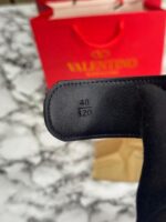 Valentino V Logo Belt in White with Box