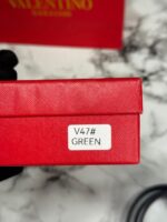 Valentino Green Belt with Box and Dust Bag