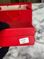 Valentino Tan Belt with Box and Dust Bag