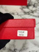 Valentino Red Belt with Box and Dust Bag