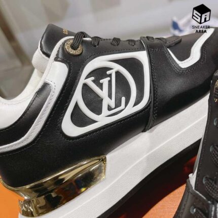 Louis Vuitton Neo Run Away designer sneakers for women black white