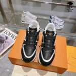 Louis Vuitton Neo Run Away sneaker with LV logo black white