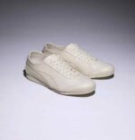 Lightweight cactus leather streetwear shoes white color