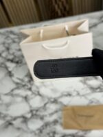 YSL Logo Buckle Belt Close Up