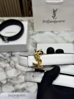 Gold YSL Logo Belt