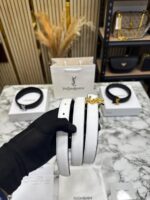Luxury YSL Leather Belt