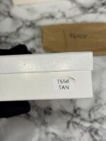 Tory Burch Tan Belt with Crystal Double T Buckle