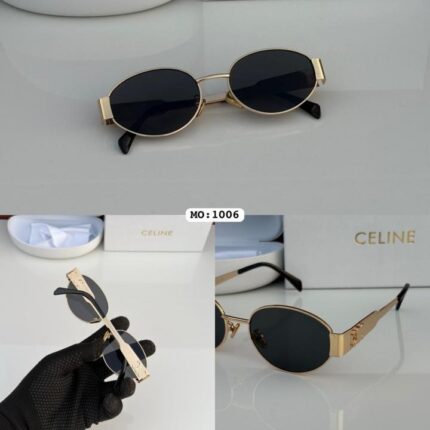 Premium Golden Black Sunglasses – Stylish UV Protection Shades