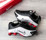Nike Shox R4 breathable perforated upper sneakers