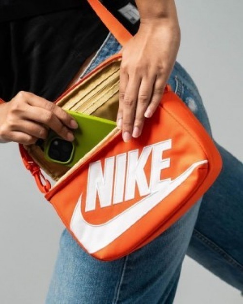 Nikee Orenge White Side Bag