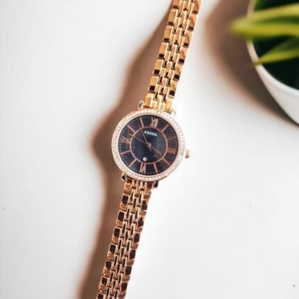 Buy Fossil Jacqueline Copper Black Watch Online in India - Bootery