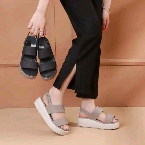 Crocs Brooklyn Slingback Low Wedge Sandals - Image 3