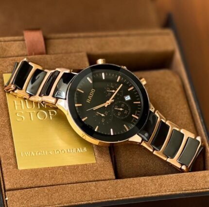 buy rado centrix chronograph black copper watch for men online - Bootery - Men's Shoes, Watches, Clothing & Accessories