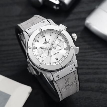 Buy Hublot Big Bang Classic White Dial Leather Belt Online in India - Bootery