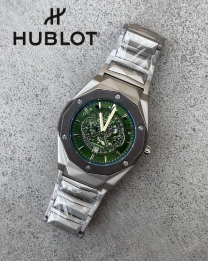 Buy Hublot Bigbang Tourbillion Silver Black Green Watch Online in India - Bootery