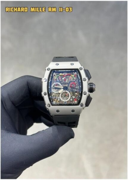 Richard Mille RM 50-03 Tourbillon Black-Silver Watch for Men - Best Price Online - Bootery