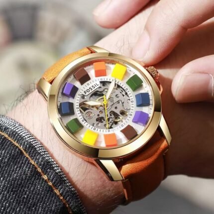 Fossil Grant Multi Skeleton Automatic Watch for Men - Best Price Online - Style 2 - Bootery