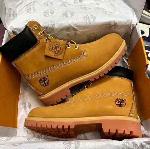 Timberland Suede Boots Wheat - Image 3