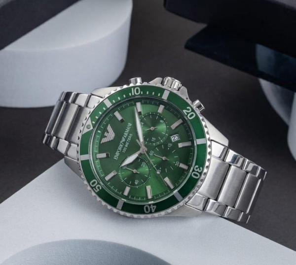 Emporio Arman_i AR70010 Quartz Silver-Green