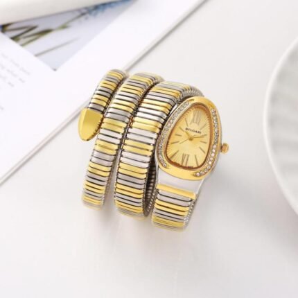 Buy Bvlgari Serpenti Snake Gold-Gold Watch Online in India - Style 1 - Bootery