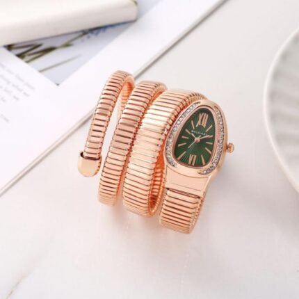 Buy Bvlgari Serpenti Snake Copper-Green Watch Online in India - Bootery